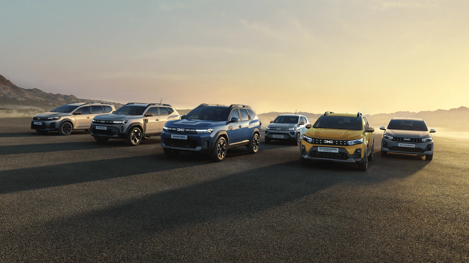 La gamme Dacia au complet
