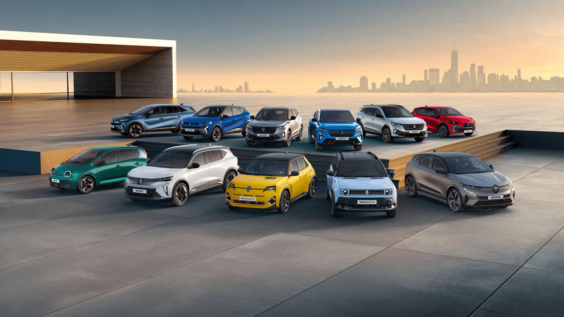 La gamme Renault au complet