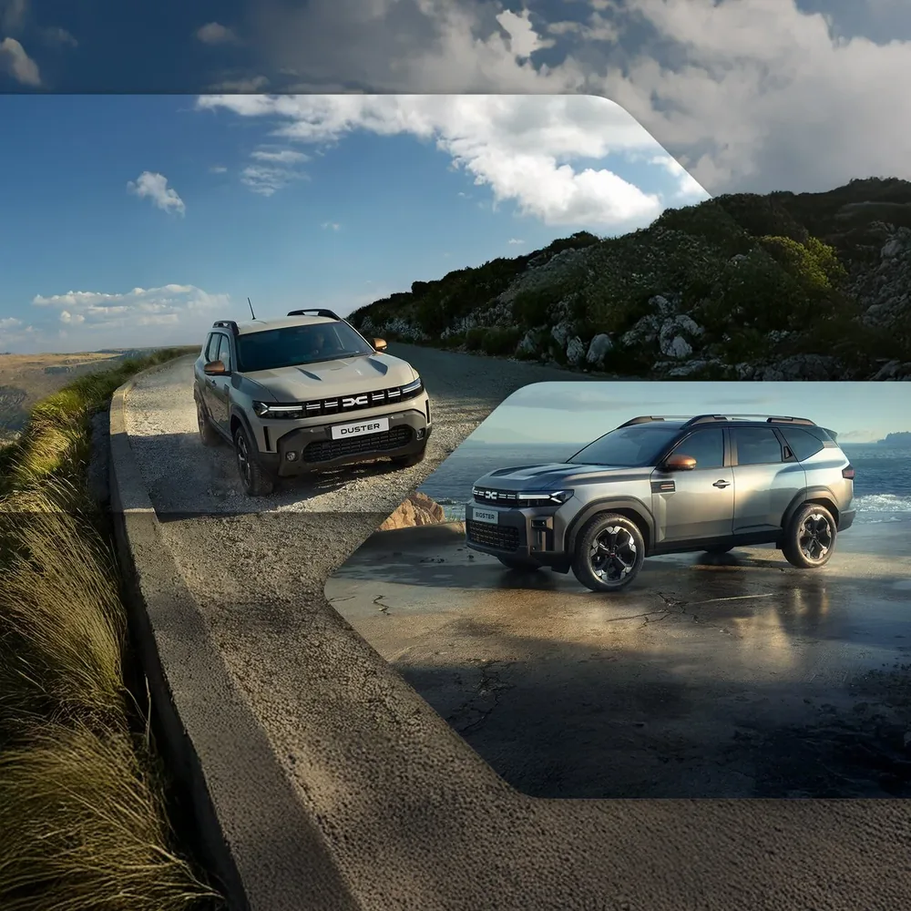 Dacia Duster sur une route de montagne